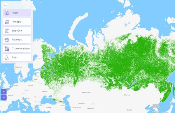 Россия в цифре: цифровая карта страны на основе космомониторинга